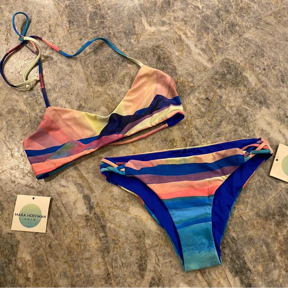 Mara Hoffman bikini, new with tags